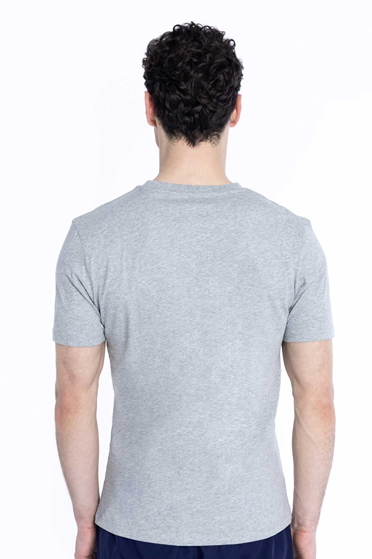 New Balance Lifestyle Erkek Tişört MNT1354-AG Gri