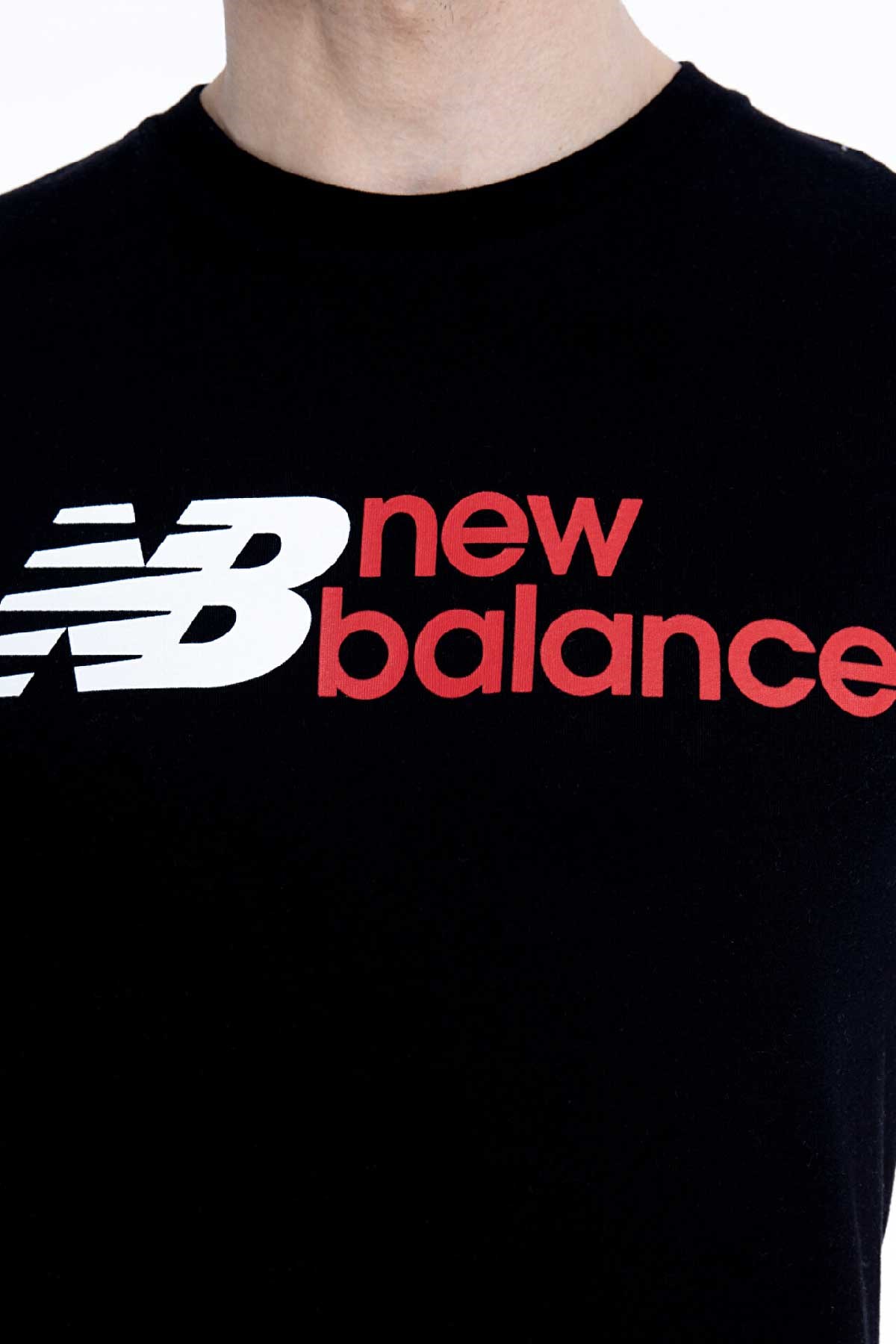 New Balance Lifestyle Erkek Tişört MNT1354-BK Siyah
