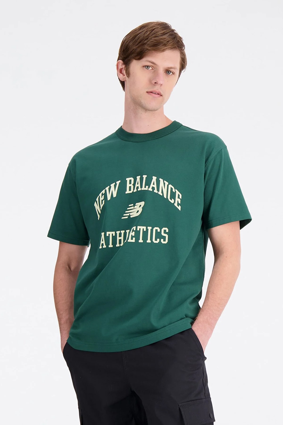 New Balance Erkek Tişört Mnt1402-Grn Yeşil