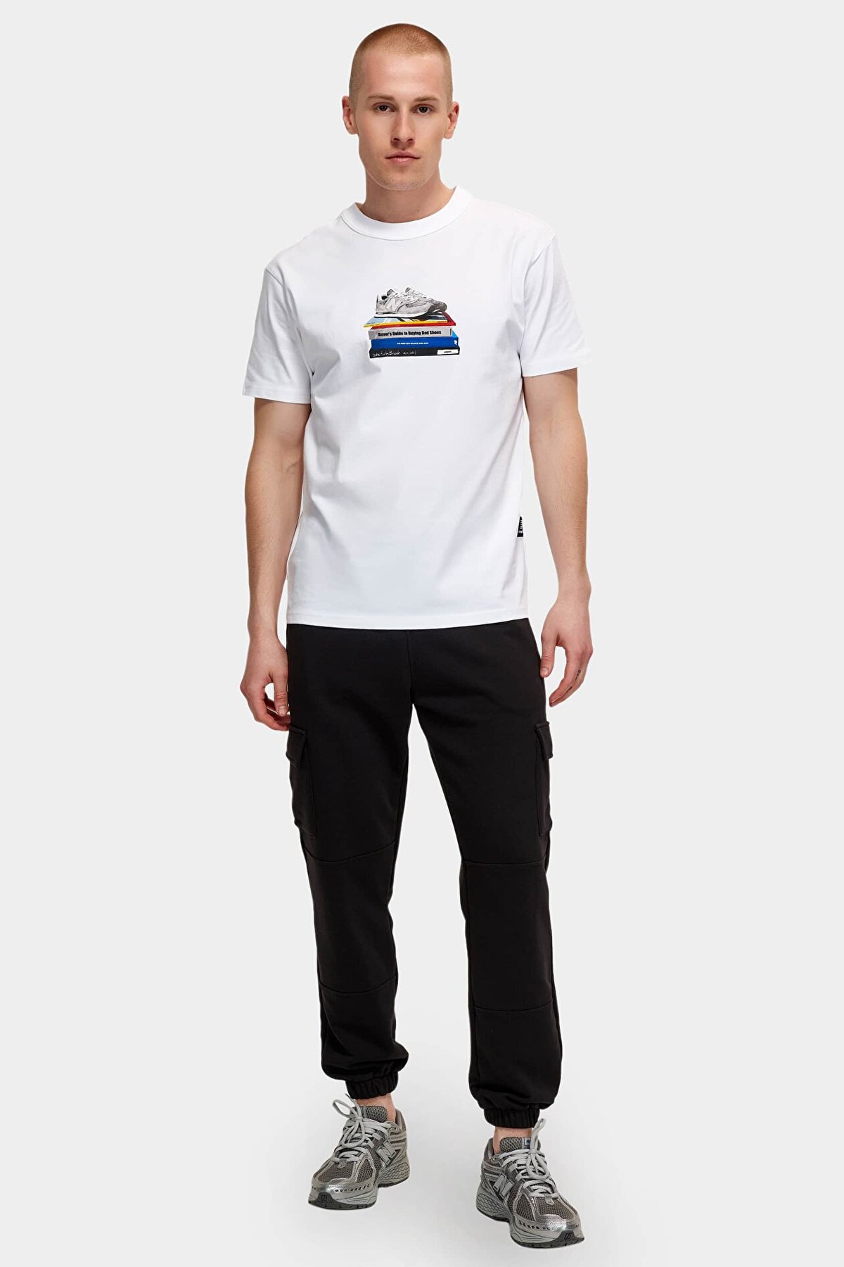 New Balance Lifestyle Erkek Tişört MNT1415-WT Beyaz