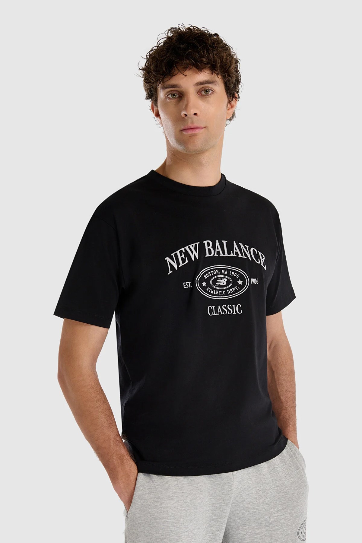 New Balance Erkek Tişört Mnt1508-Bk Siyah