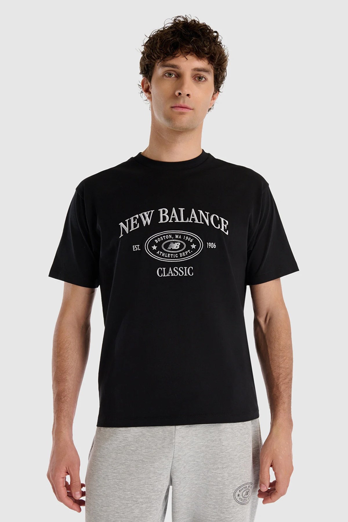 New Balance Erkek Tişört Mnt1508-Bk Siyah