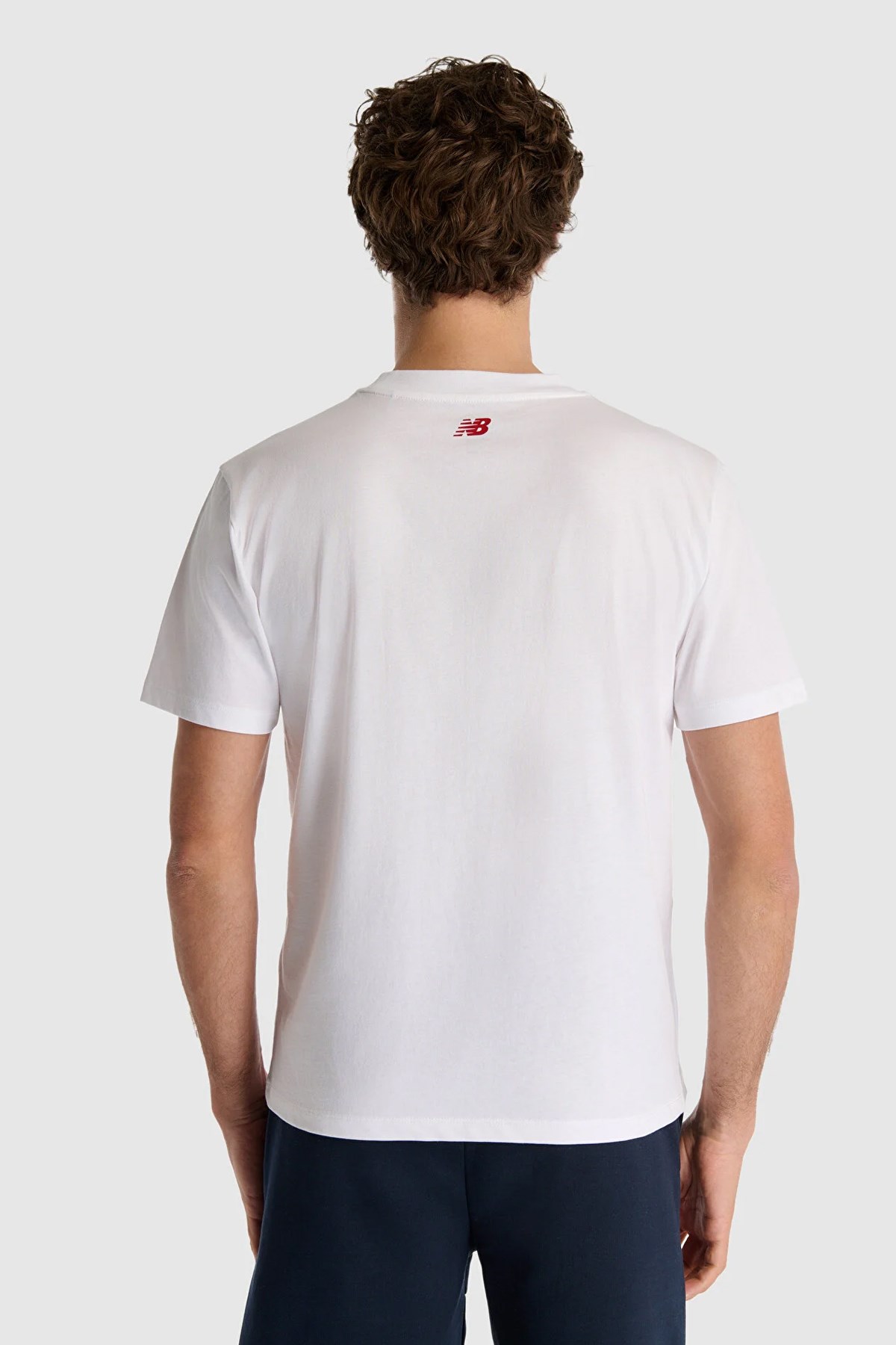 New Balance Erkek Tişört Mnt1511-Wt Beyaz