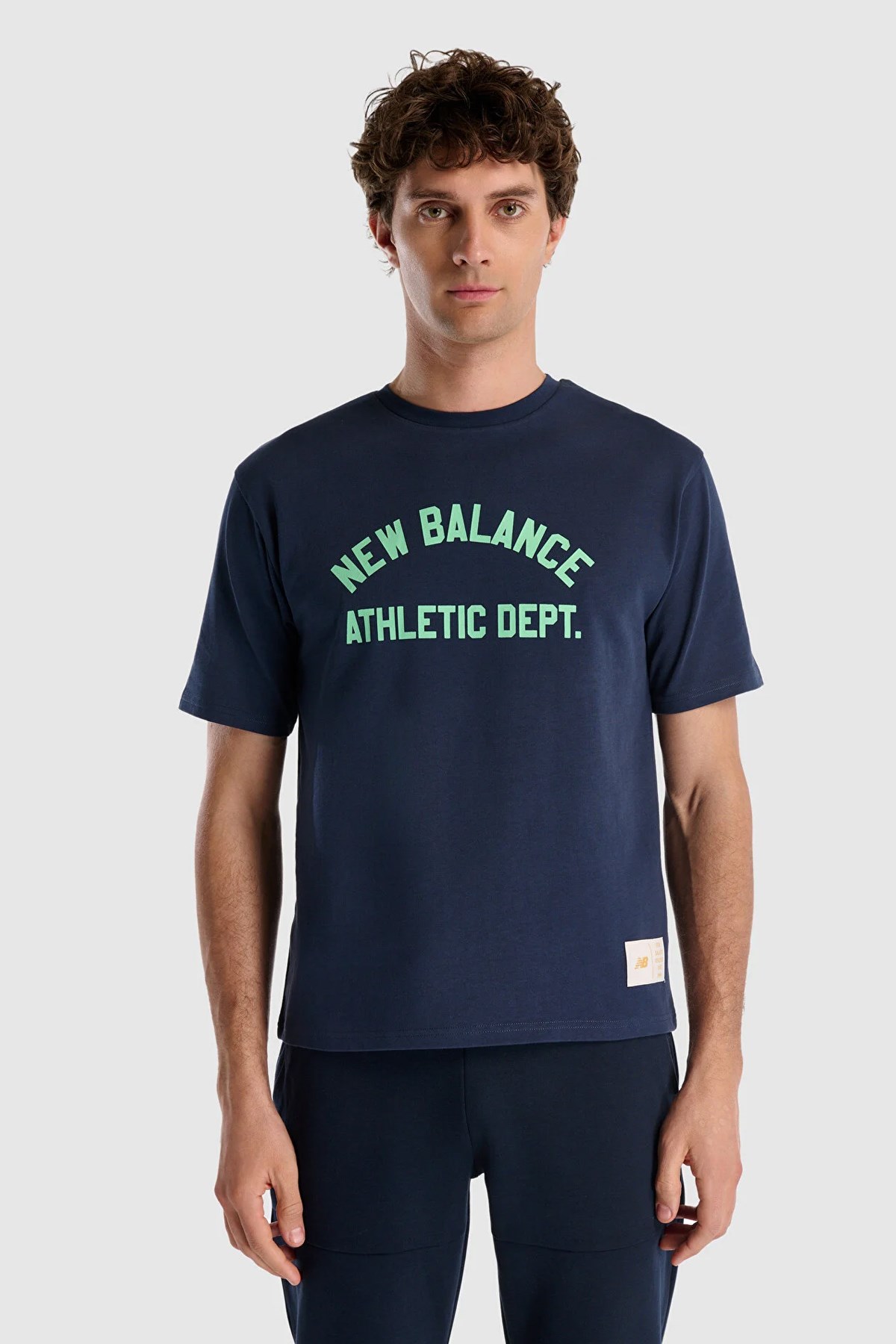 New Balance Erkek Tişört Mnt1519-Avı Lacivert