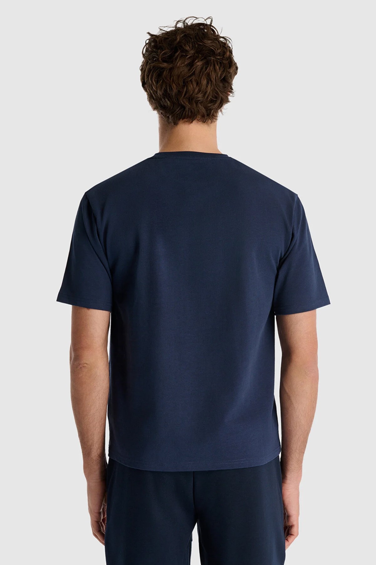 New Balance Erkek Tişört Mnt1519-Avı Lacivert