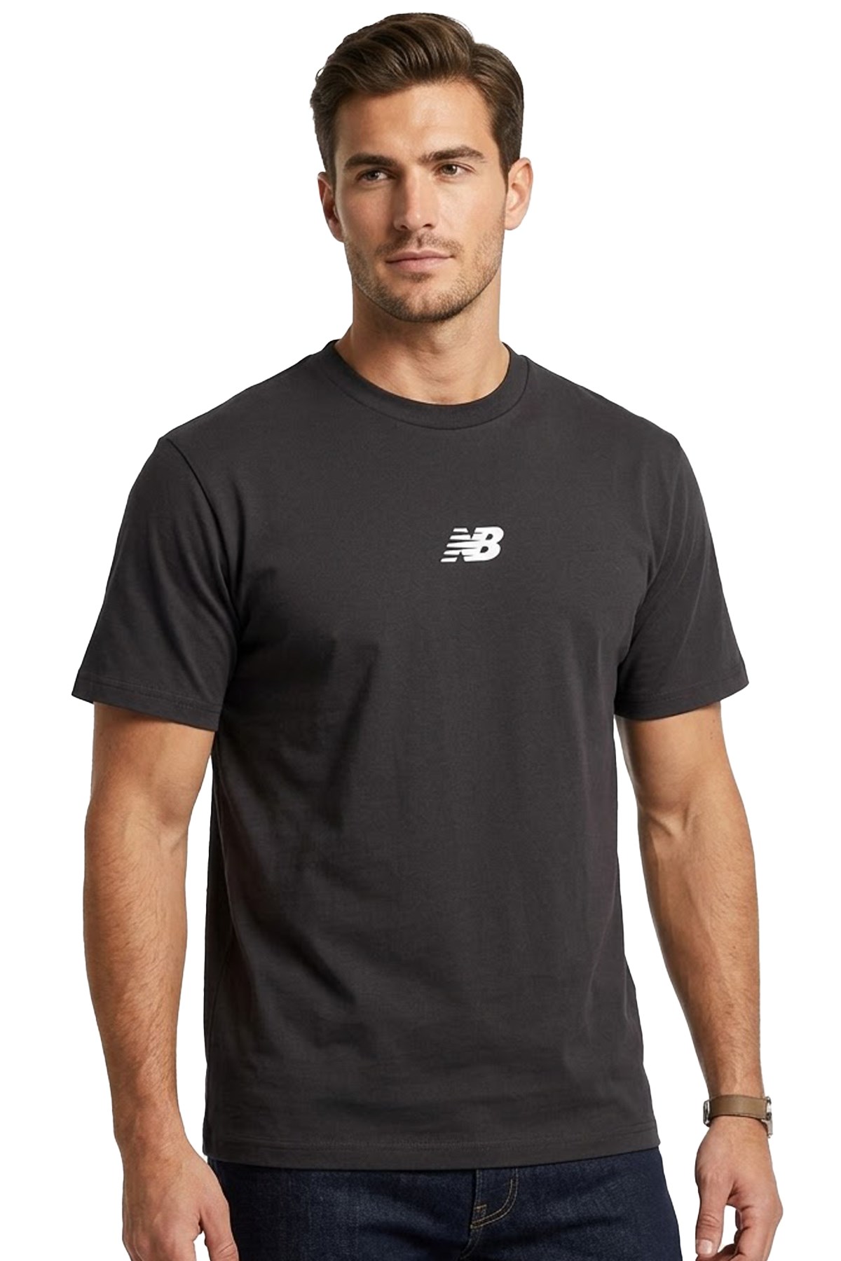 New Balance Lifestyle Erkek Tişört MNT1642-ANT Antrasit