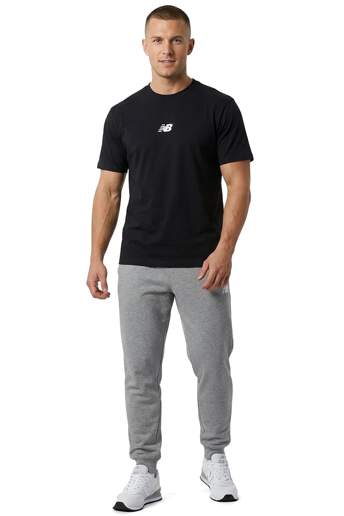 New Balance Lifestyle Erkek Tişört MNT1642-BK Siyah