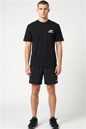New Balance Lifestyle Erkek Tişört MNT1643-BK Siyah