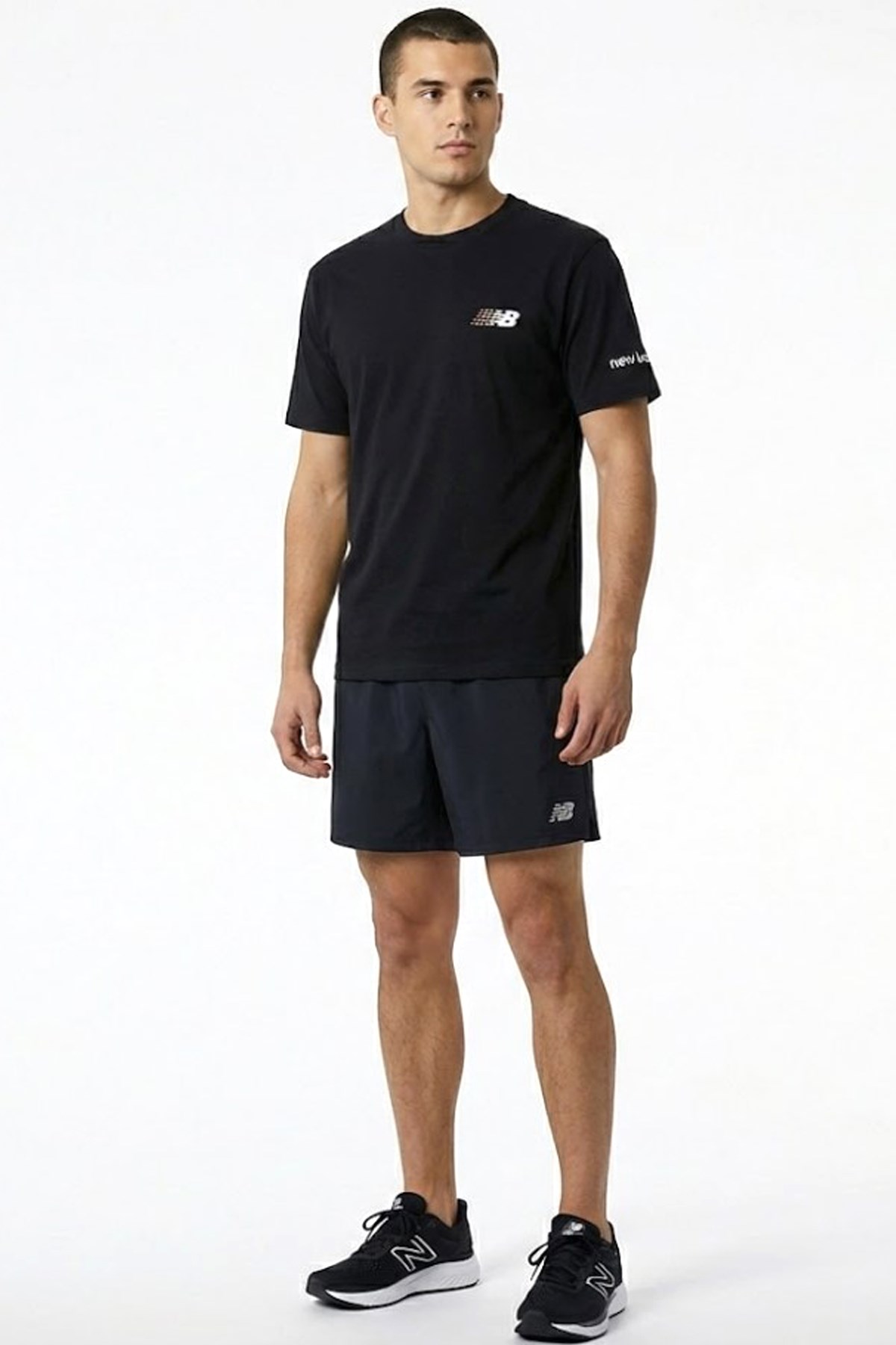 New Balance Lifestyle Erkek Tişört MNT1644-BK Siyah