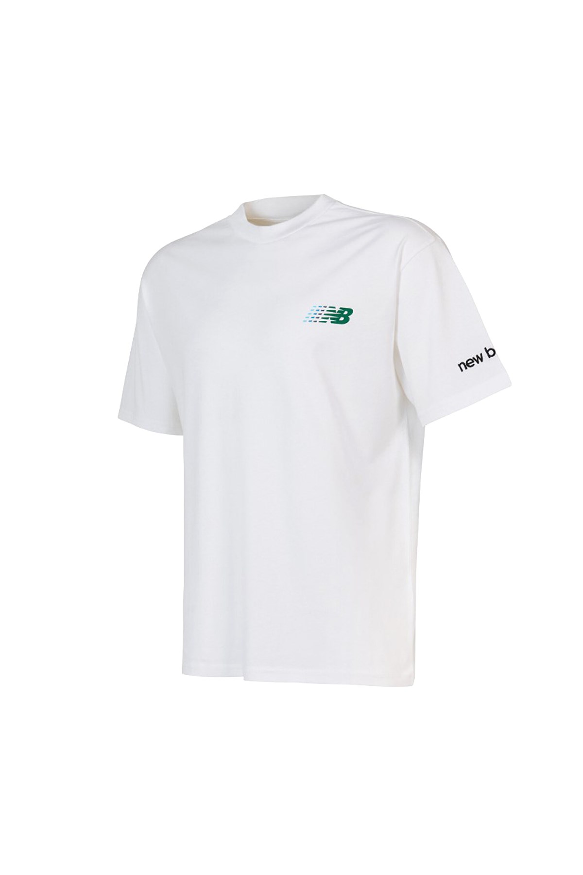 New Balance Lifestyle Erkek Tişört MNT1644-WT Beyaz
