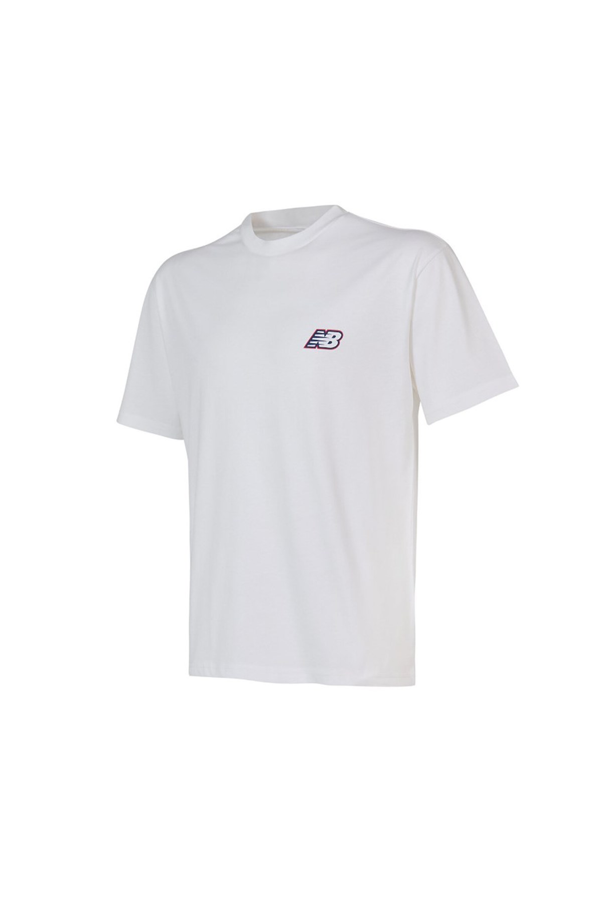 New Balance Lifestyle Erkek Tişört MNT1647-WT Beyaz