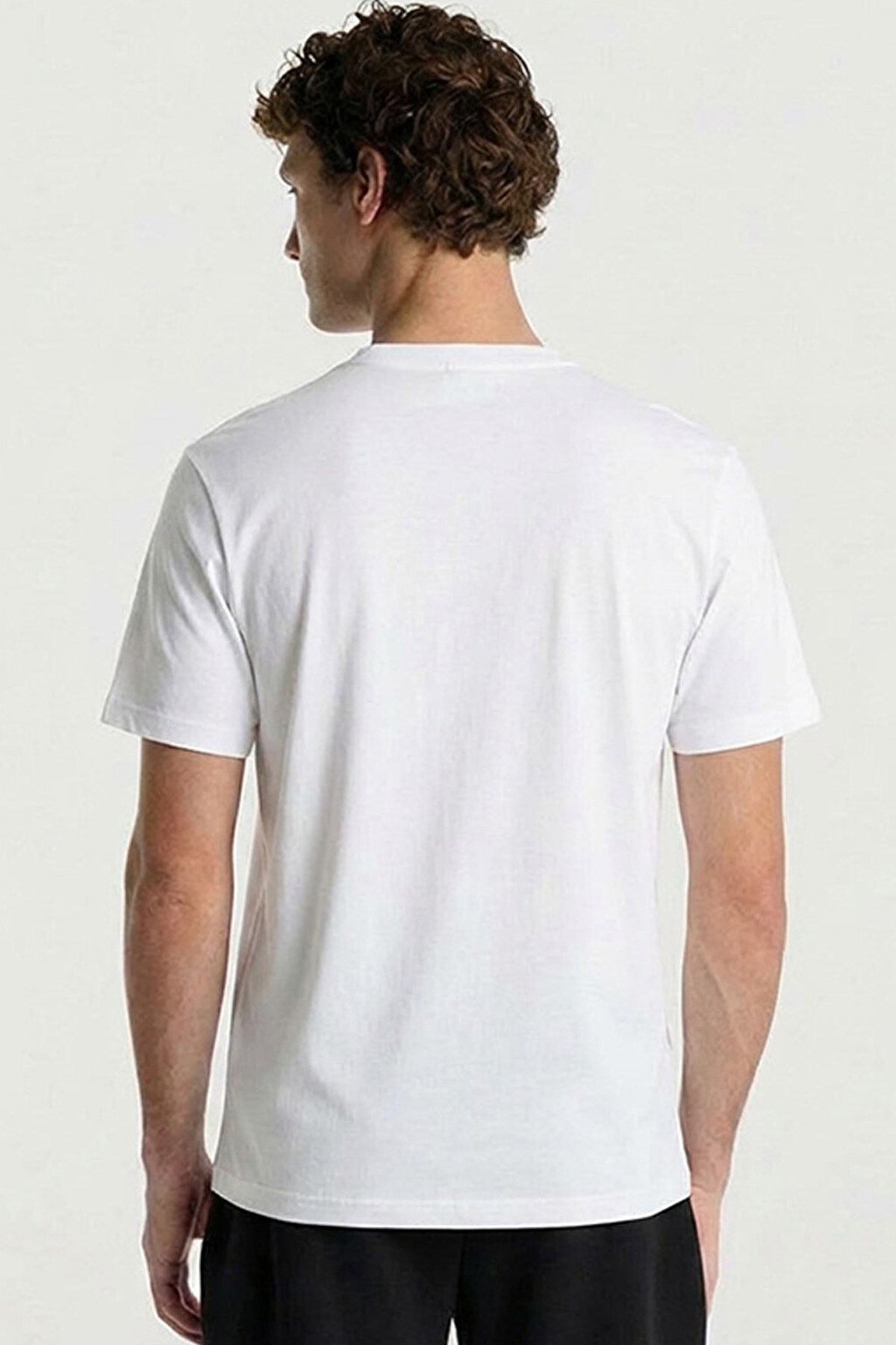 New Balance Lifestyle Erkek Tişört MNT1649-WT Beyaz