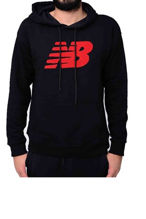 New Balance Erkek Sweatshirt MPH3148-BK