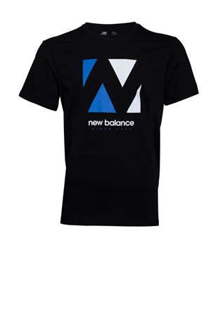 New Balance N Logo Erkek Tişört MPS006-Bk