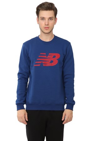 New Balance NB Logo Erkek Sweatshirt MPS016-SON