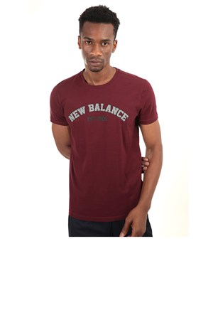 New Balance Logo Tee Erkek Tişört MPT025-BKR