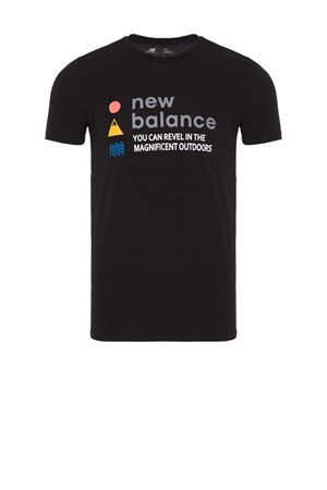 New Balance Graphic Erkek Tişört MPT1117-BK