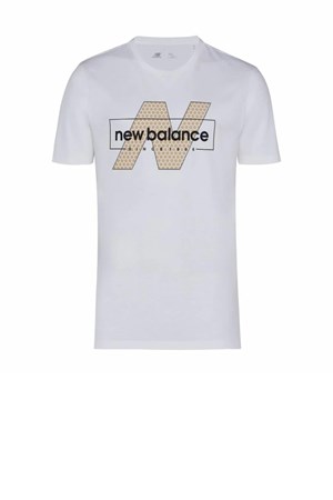 New Balance Athletics Erkek Tişört MTT911-WT