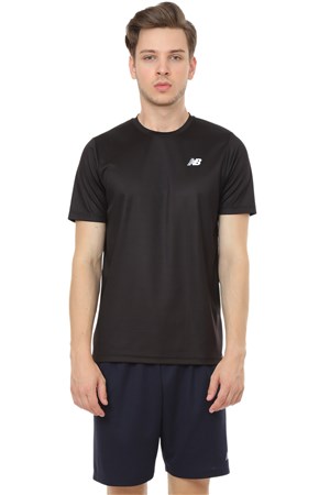 New Balance Teamwear Erkek Tişört NBTM008-BK