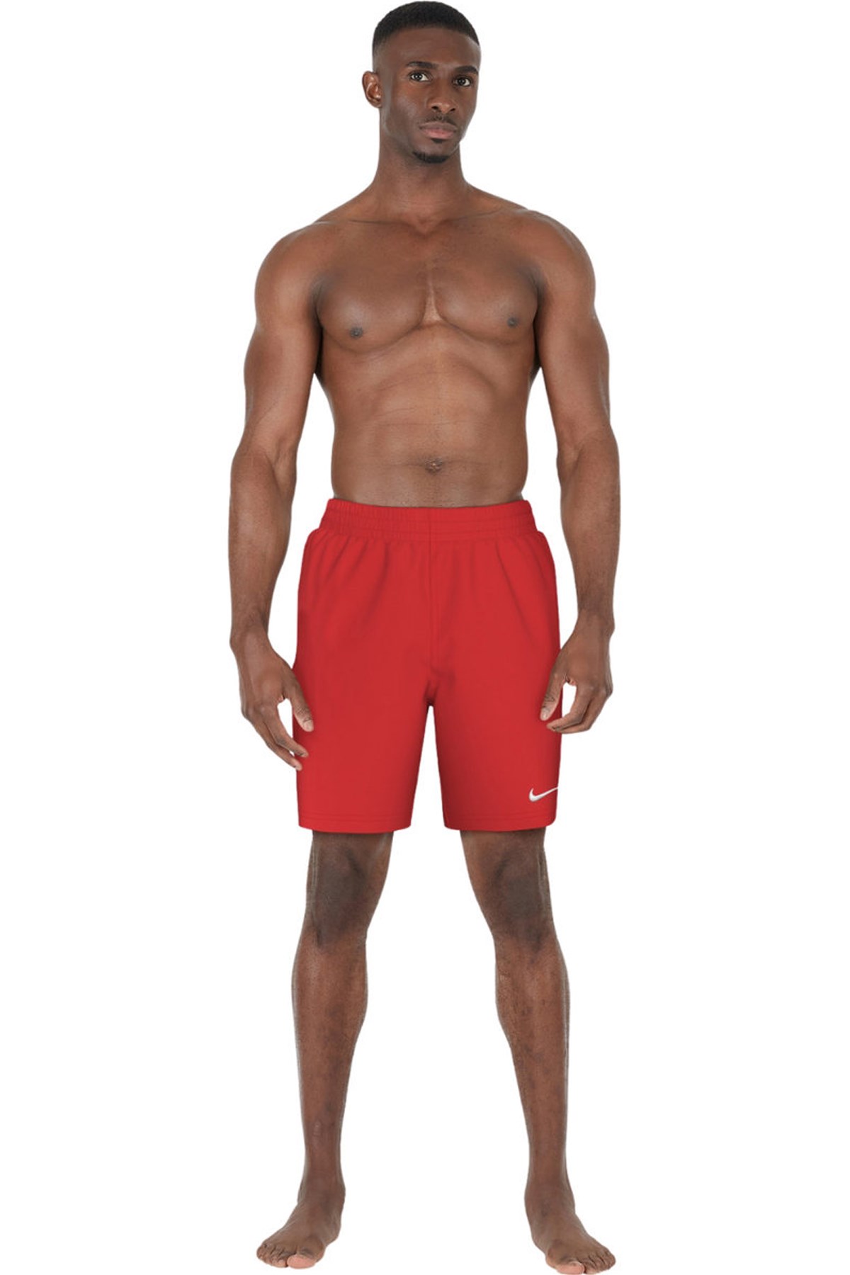 Nike Swim Breaker Erkek Deniz Şortu NESSF559-614 Kırmızı