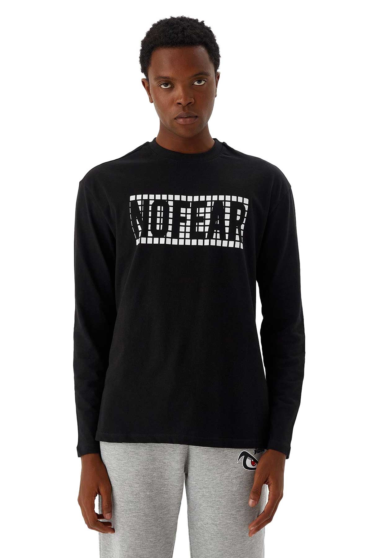 No Fear Erkek Tişört NFR-M50022 Siyah