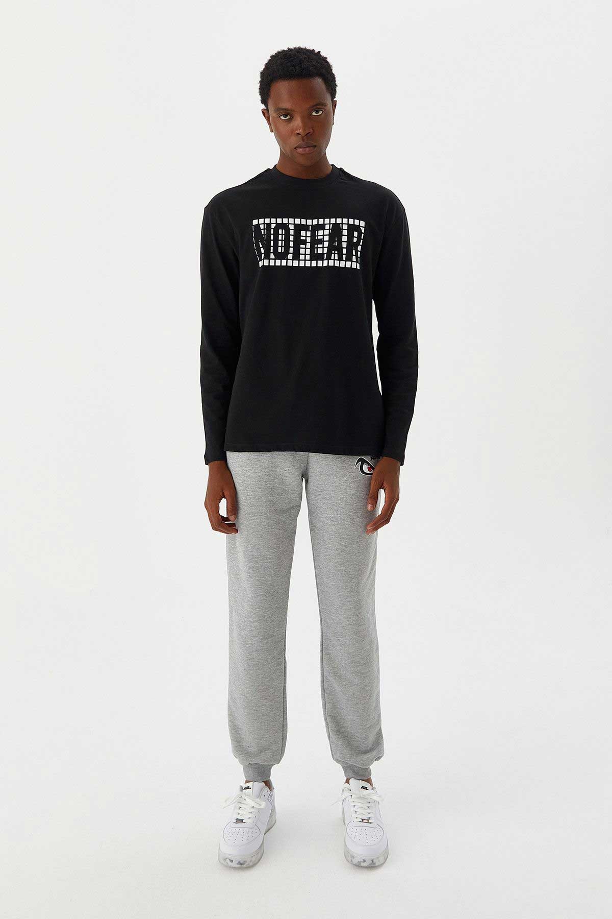 No Fear Erkek Tişört NFR-M50022 Siyah