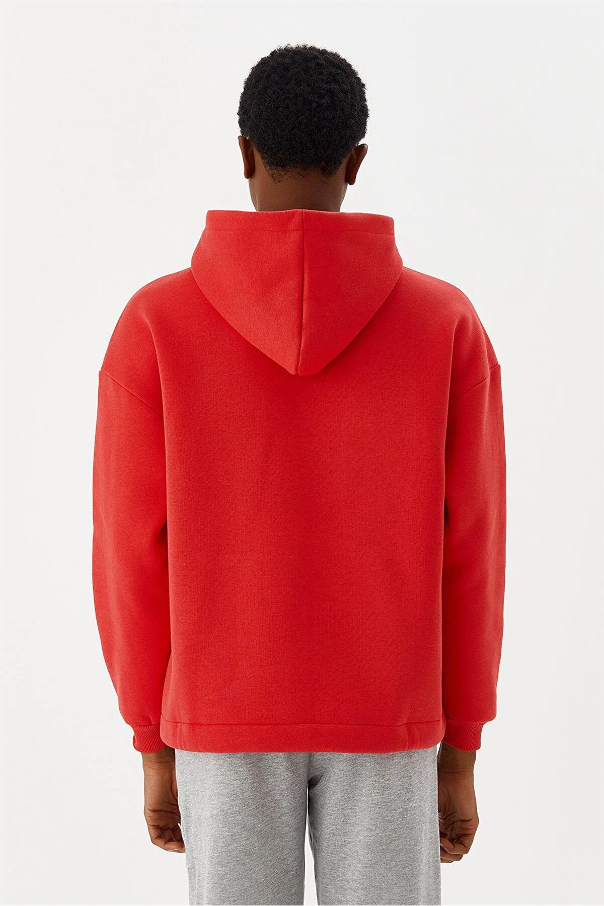 No Fear Erkek Sweatshirt NFR-M500243 Kırmızı