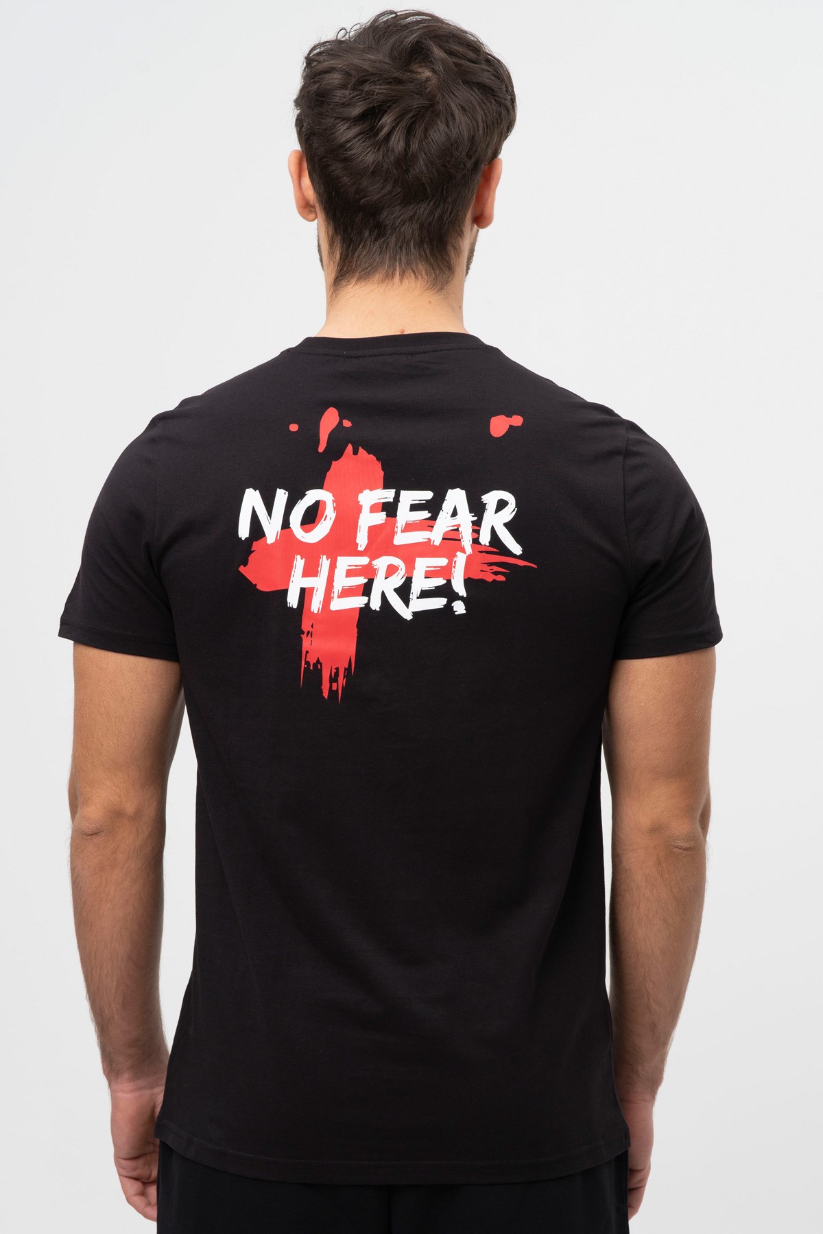 No Fear Erkek Tişört NFR-M50047 Siyah