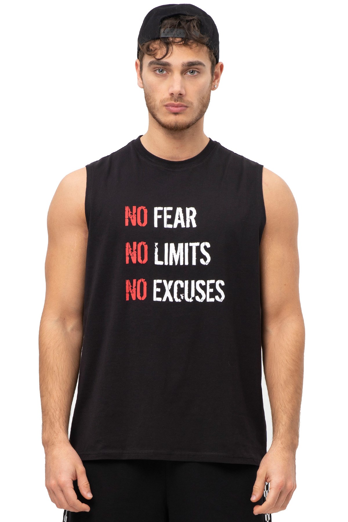 No Fear Erkek Atlet NFR-M50049 Siyah