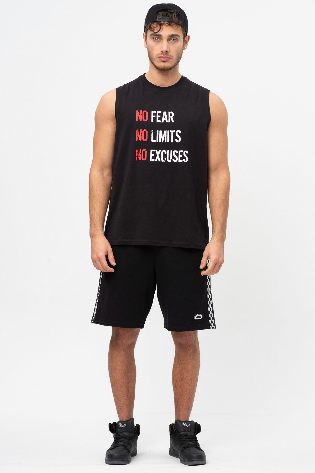 No Fear Erkek Atlet NFR-M50049 Siyah