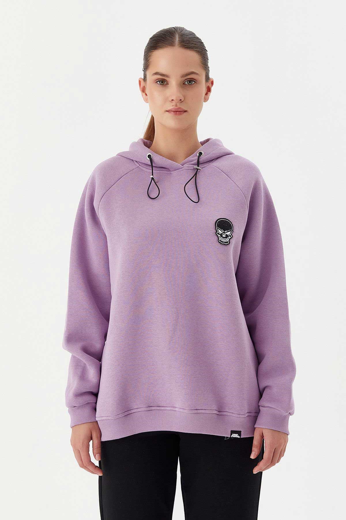 No Fear Kadın Sweatshirt NFR-W500160 Pembe