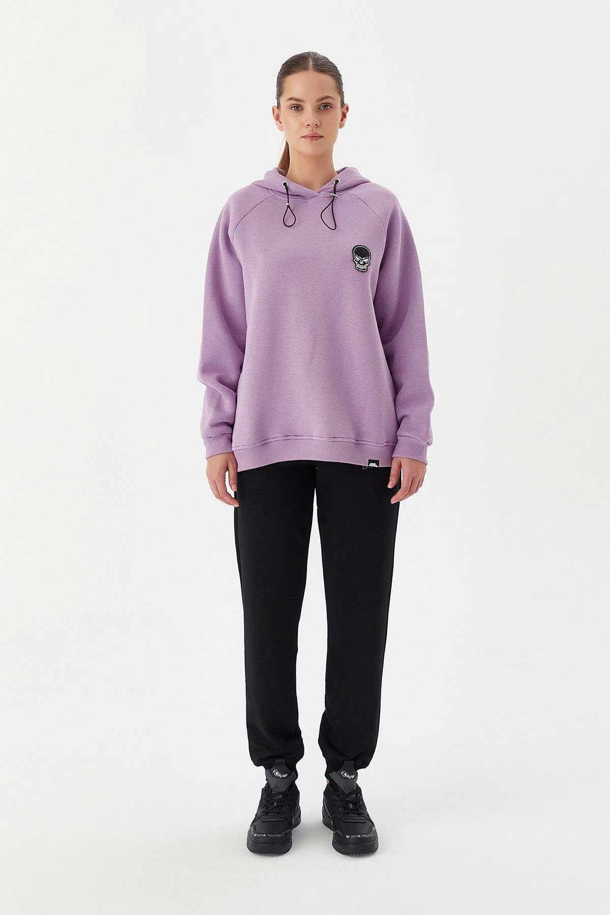 No Fear Kadın Sweatshirt NFR-W500160 Pembe