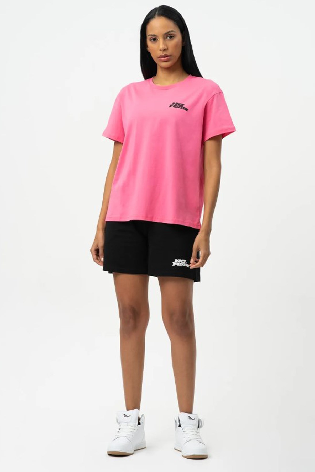 No Fear Kadın Tişört NFR-W50062 Pembe