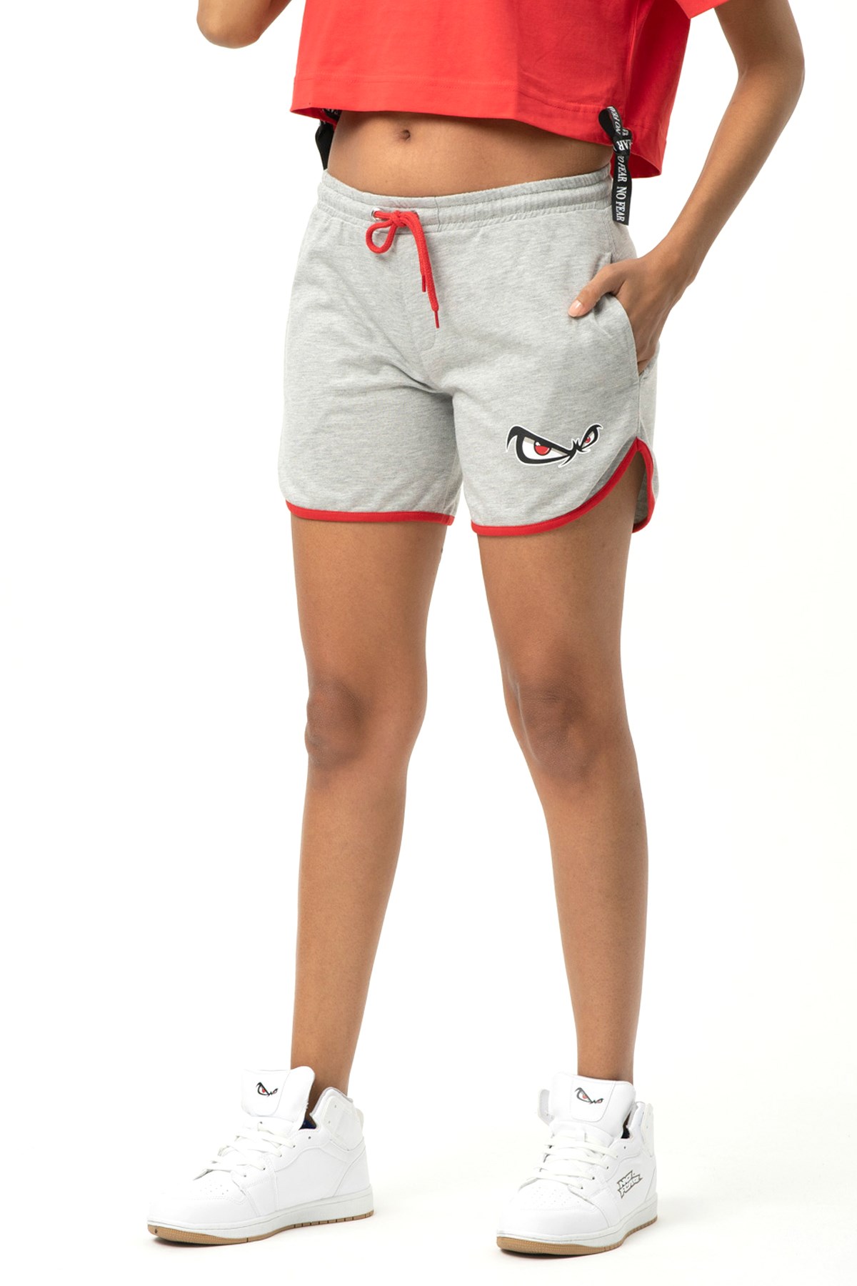 No Fear Kadın Şort NFR-W50081 Gri