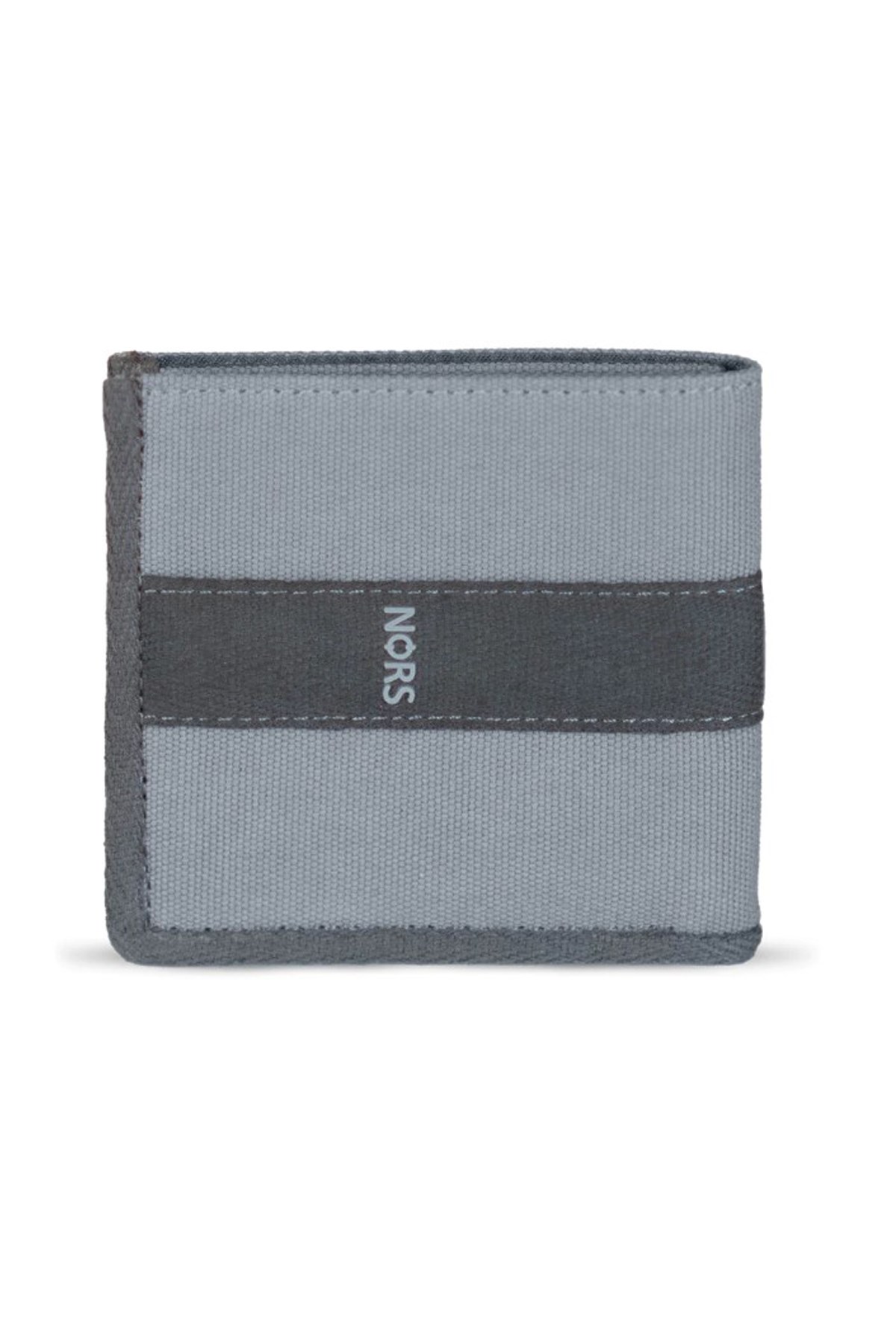 Nors Bill Çıtçıtlı Unisex Cüzdan Gri