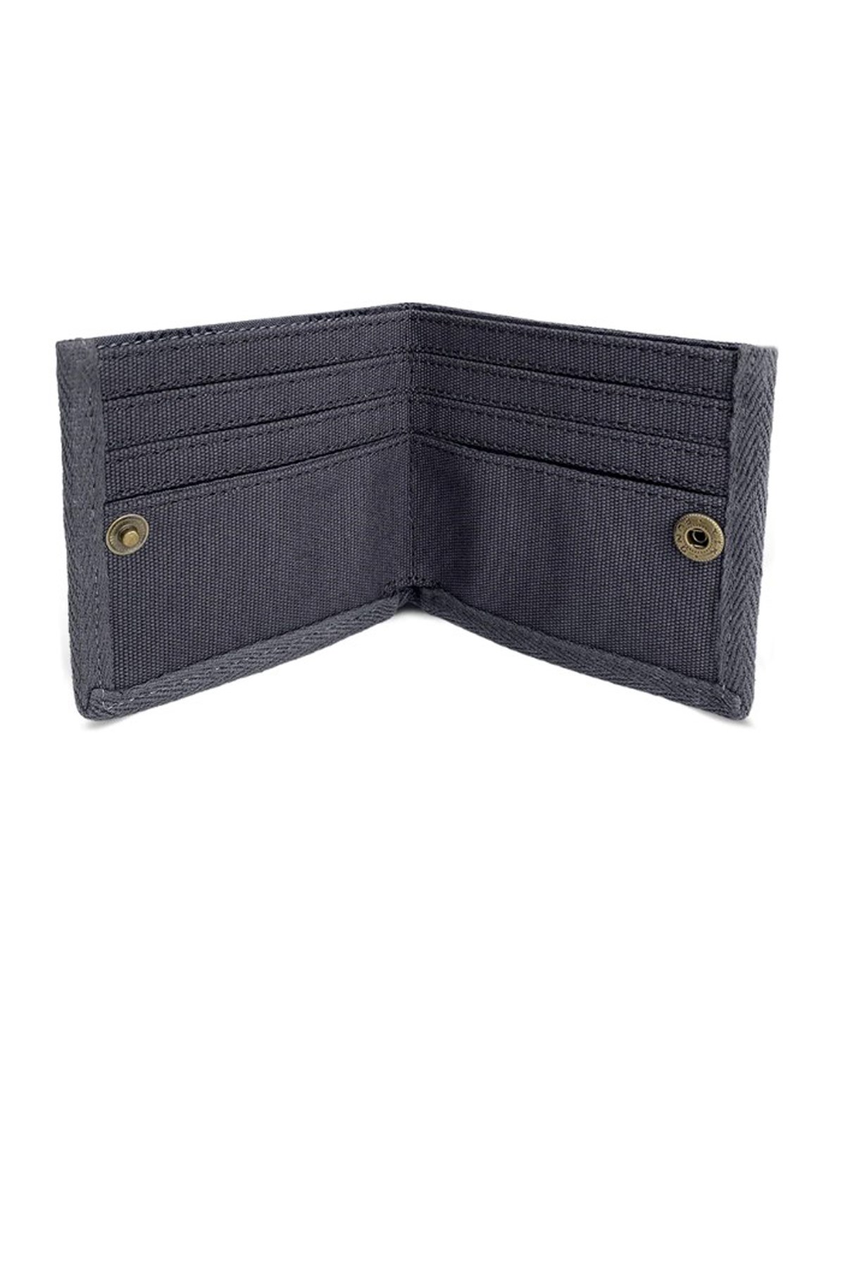 Nors Bill Çıtçıtlı Unisex Cüzdan Gri