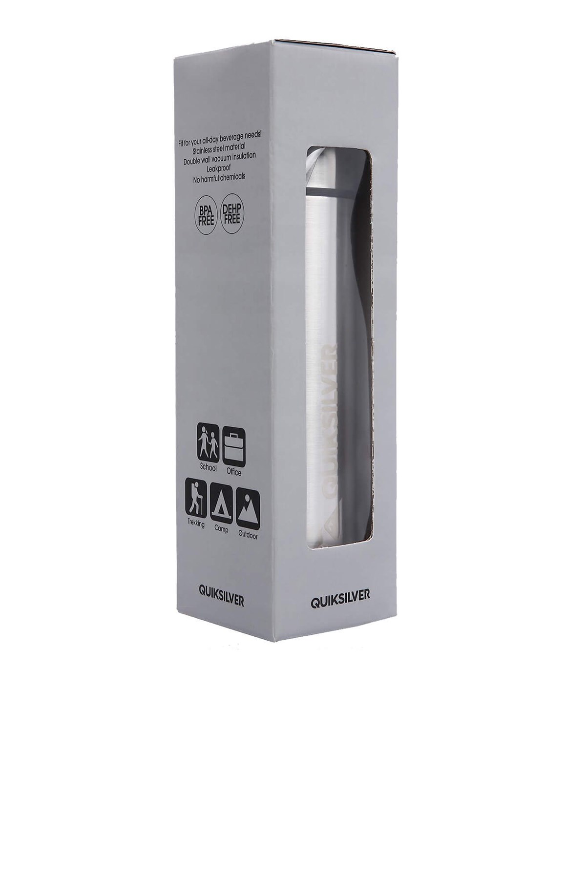 Quiksilver Everyday 500 ml Çelik Matara QSMATS19-2 Gri