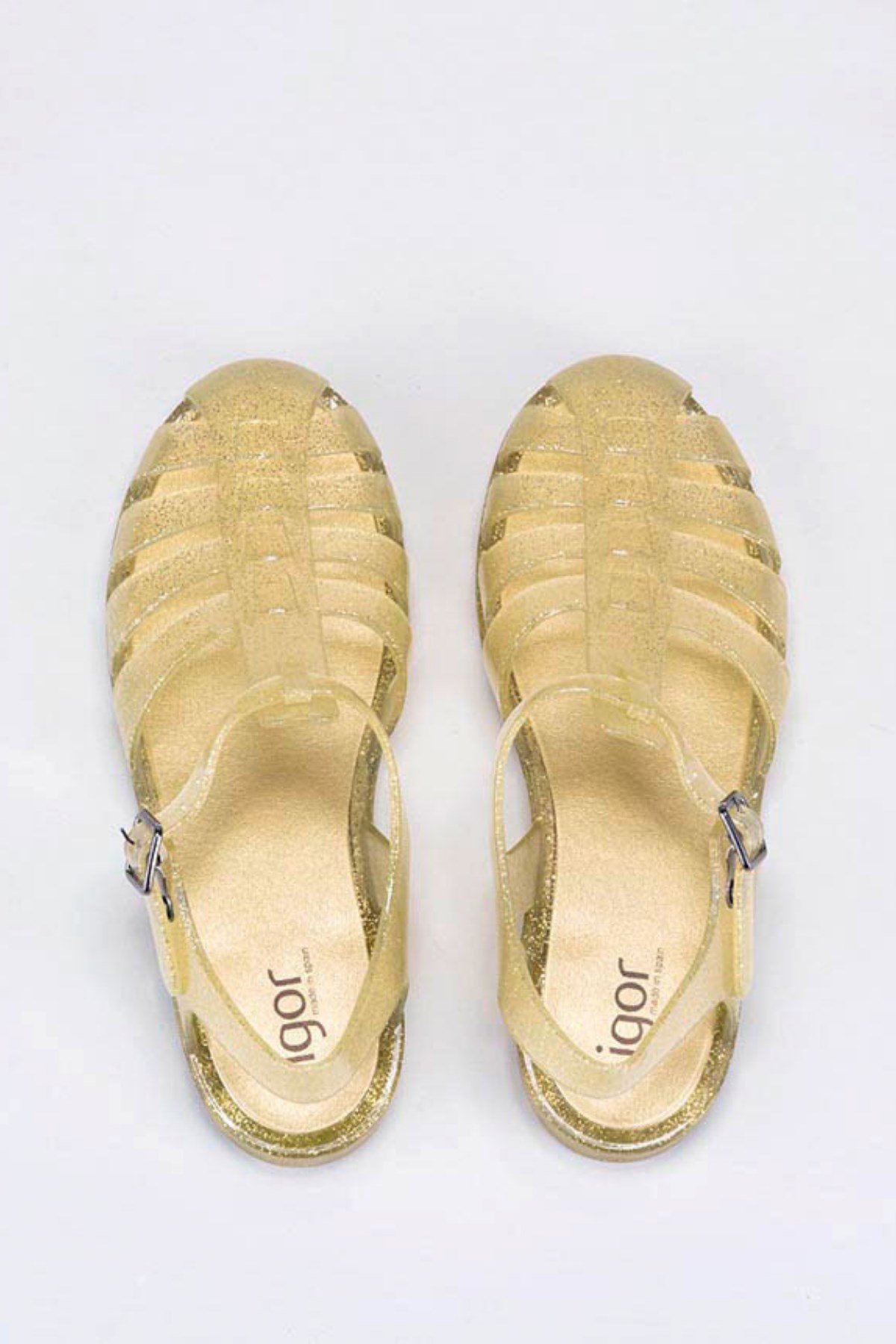 Igor Biarritz Glitter Kadın Sandalet S10262-140 Sarı