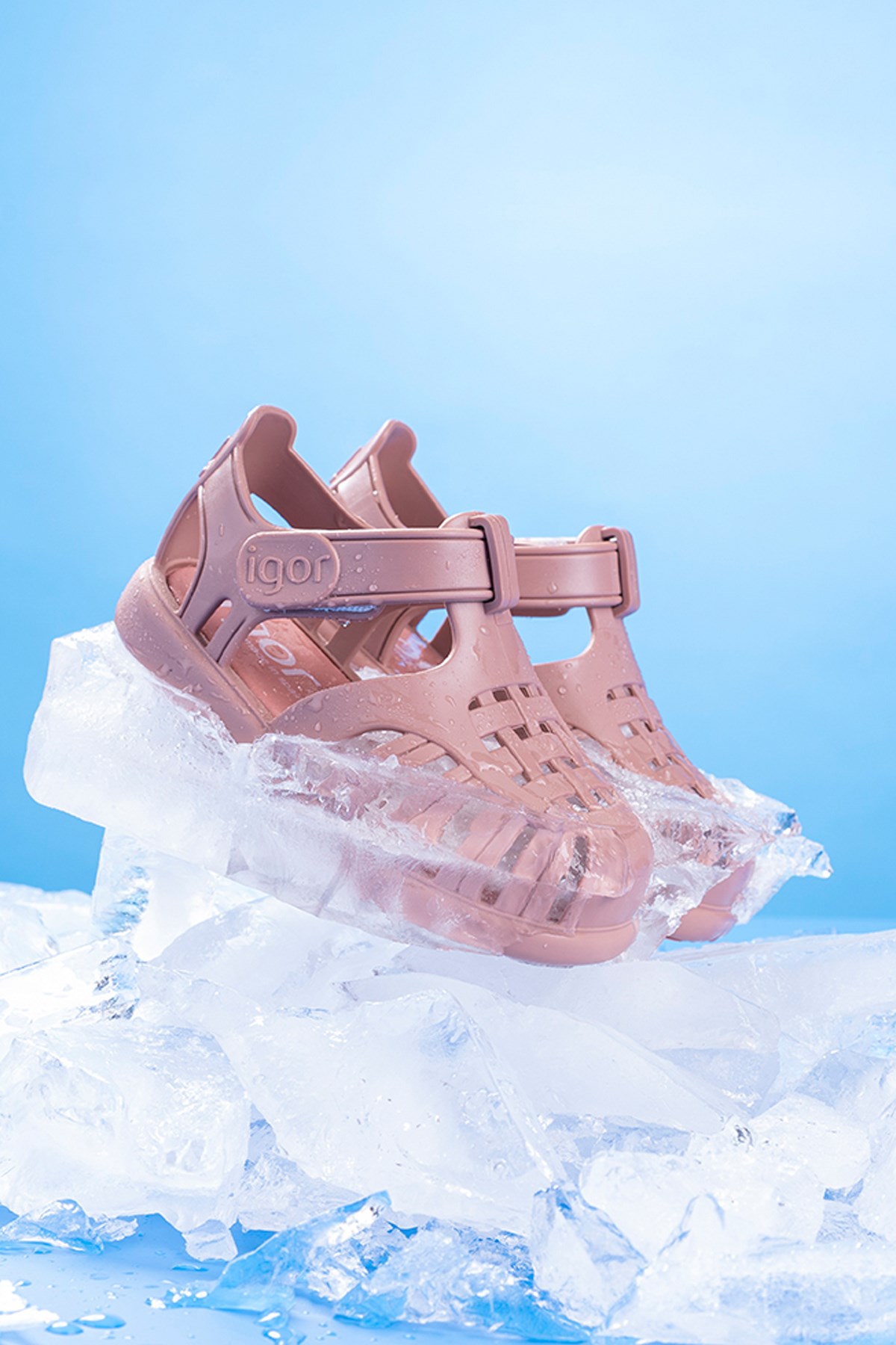Igor Tobby Solid Çocuk Sandalet S10271-010 Pembe