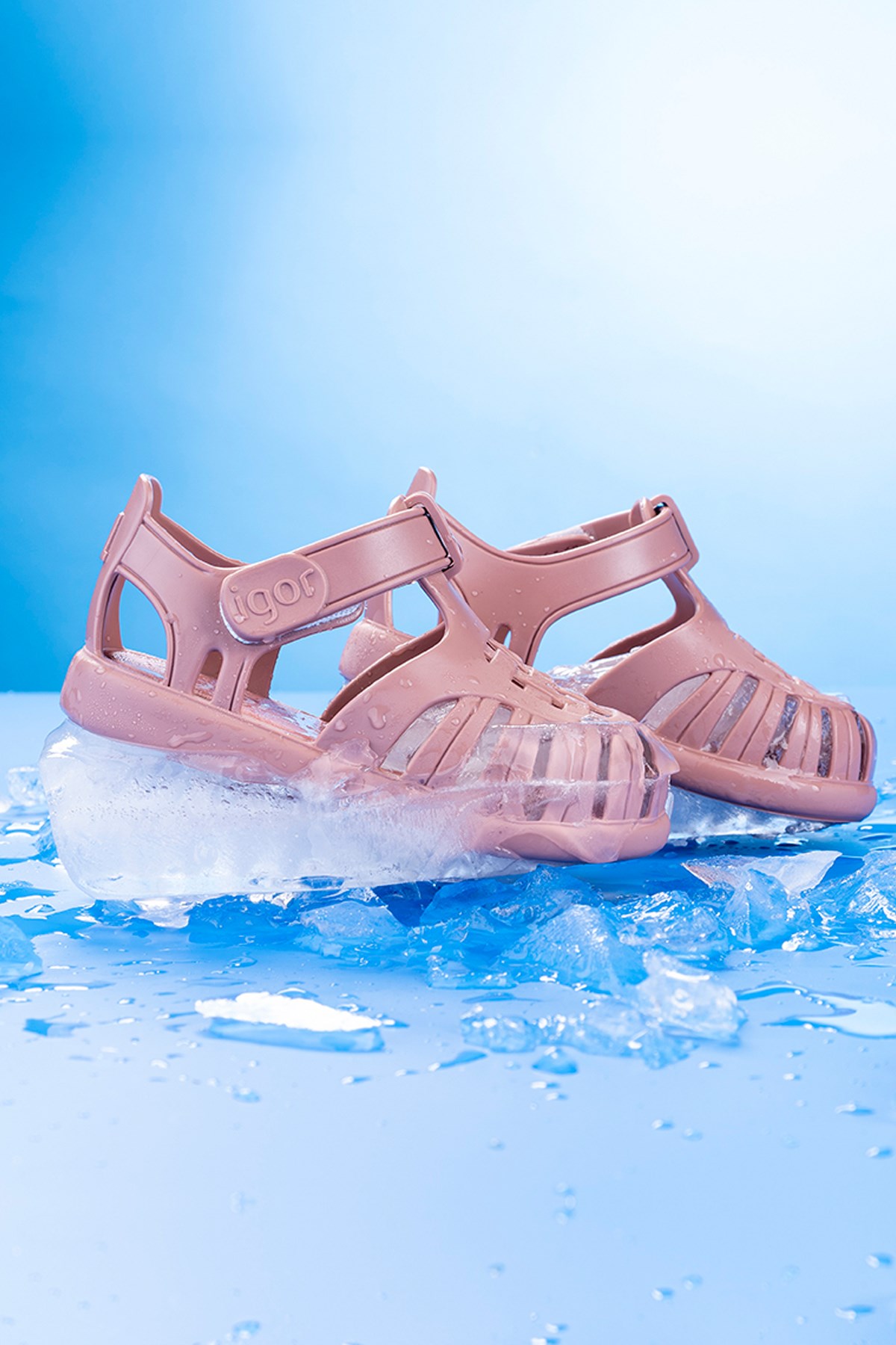 Igor Tobby Solid Çocuk Sandalet S10271-010 Pembe