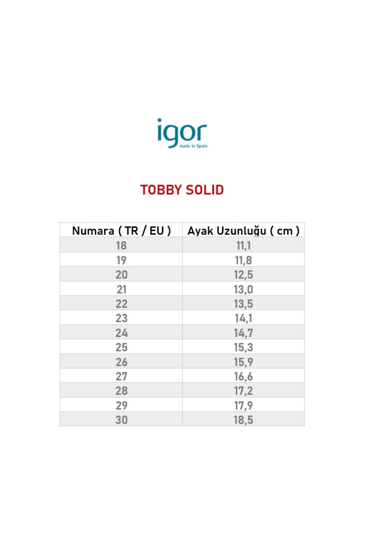 Igor Tobby Solid Çocuk Sandalet S10271-100 Bej