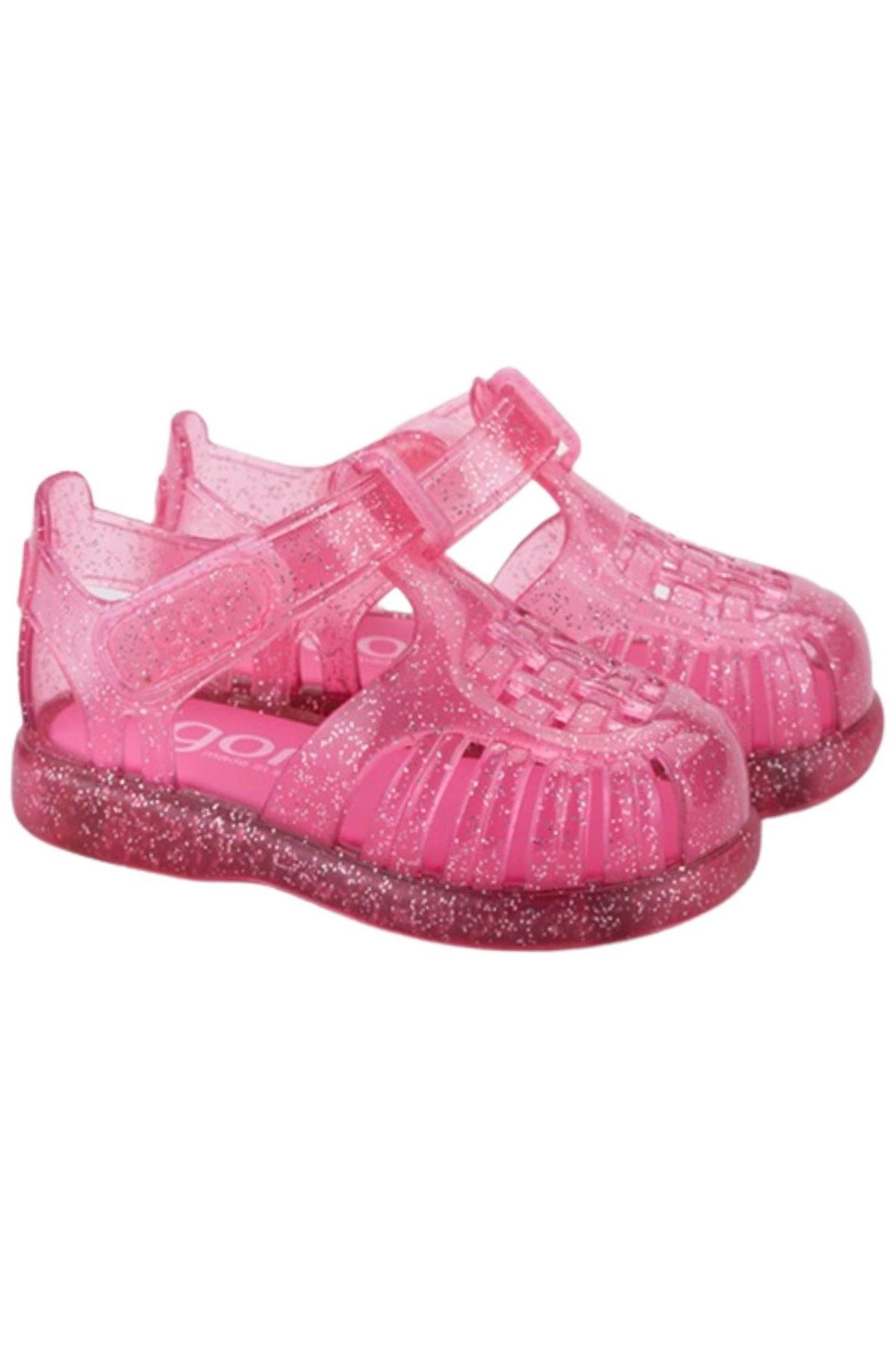 Igor Tobby Gloss Glitter Çocuk Sandalet  S10308-057 Pembe