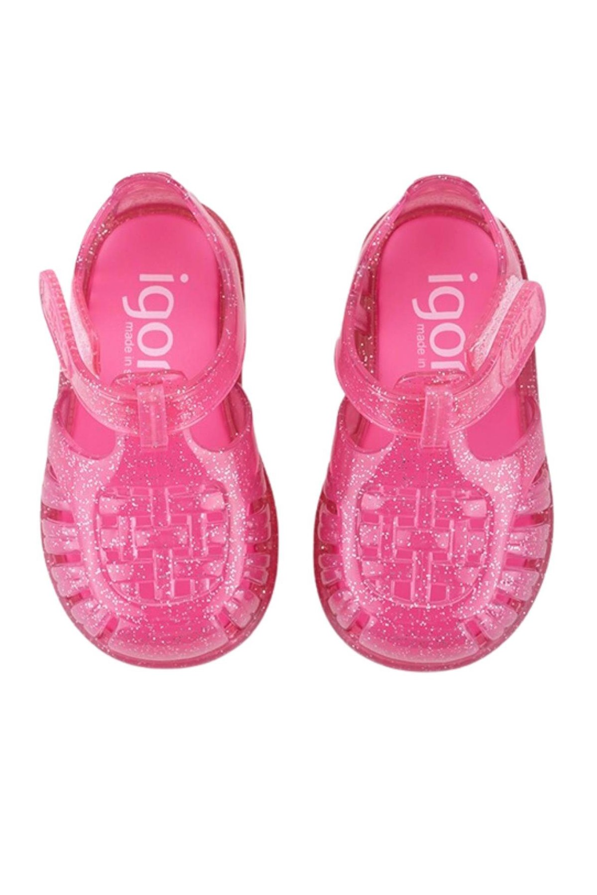 Igor Tobby Gloss Glitter Çocuk Sandalet  S10308-057 Pembe