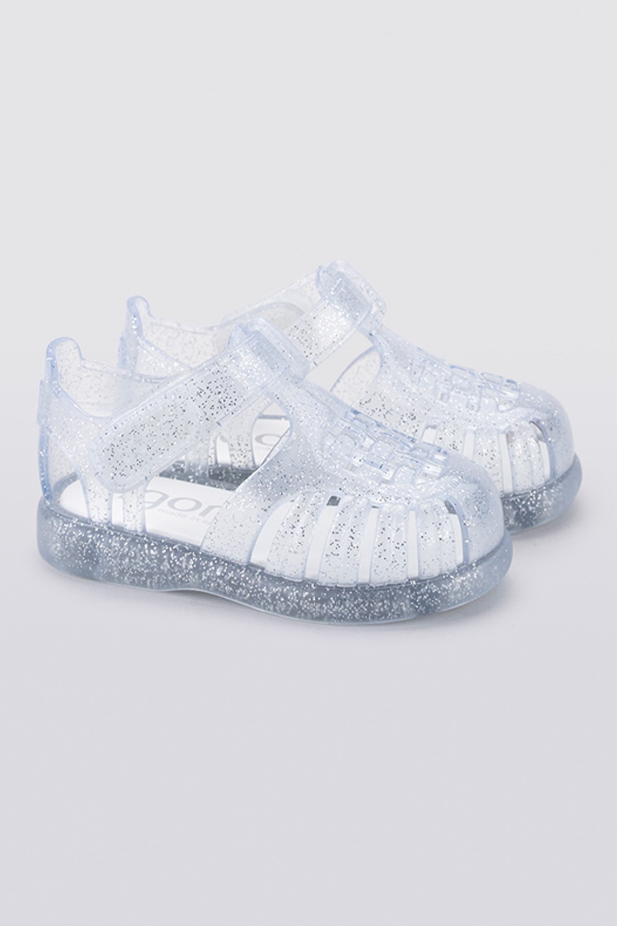 Igor Tobby Gloss Glitter Çocuk Sandalet S10308-091 Beyaz