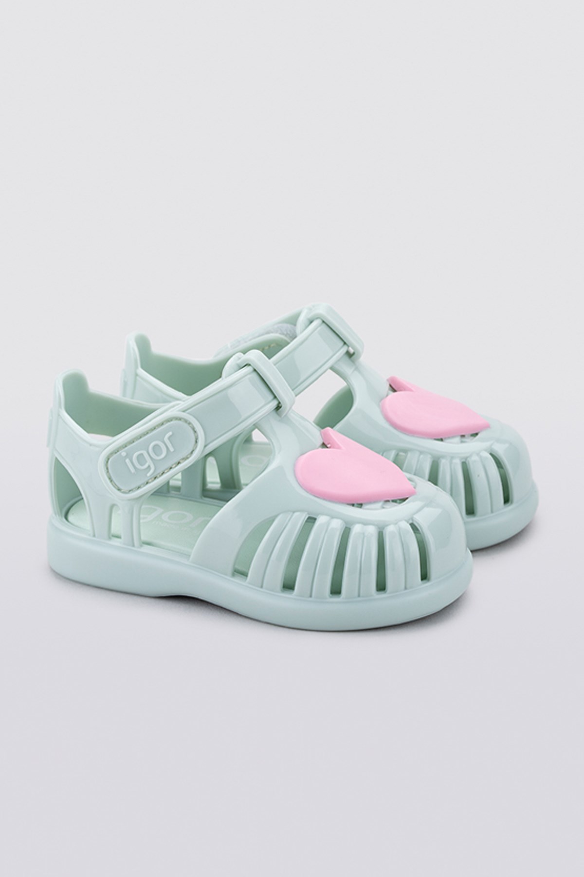 Igor Tobby Gloss Love Çocuk Sandalet S10310-026 Yeşil