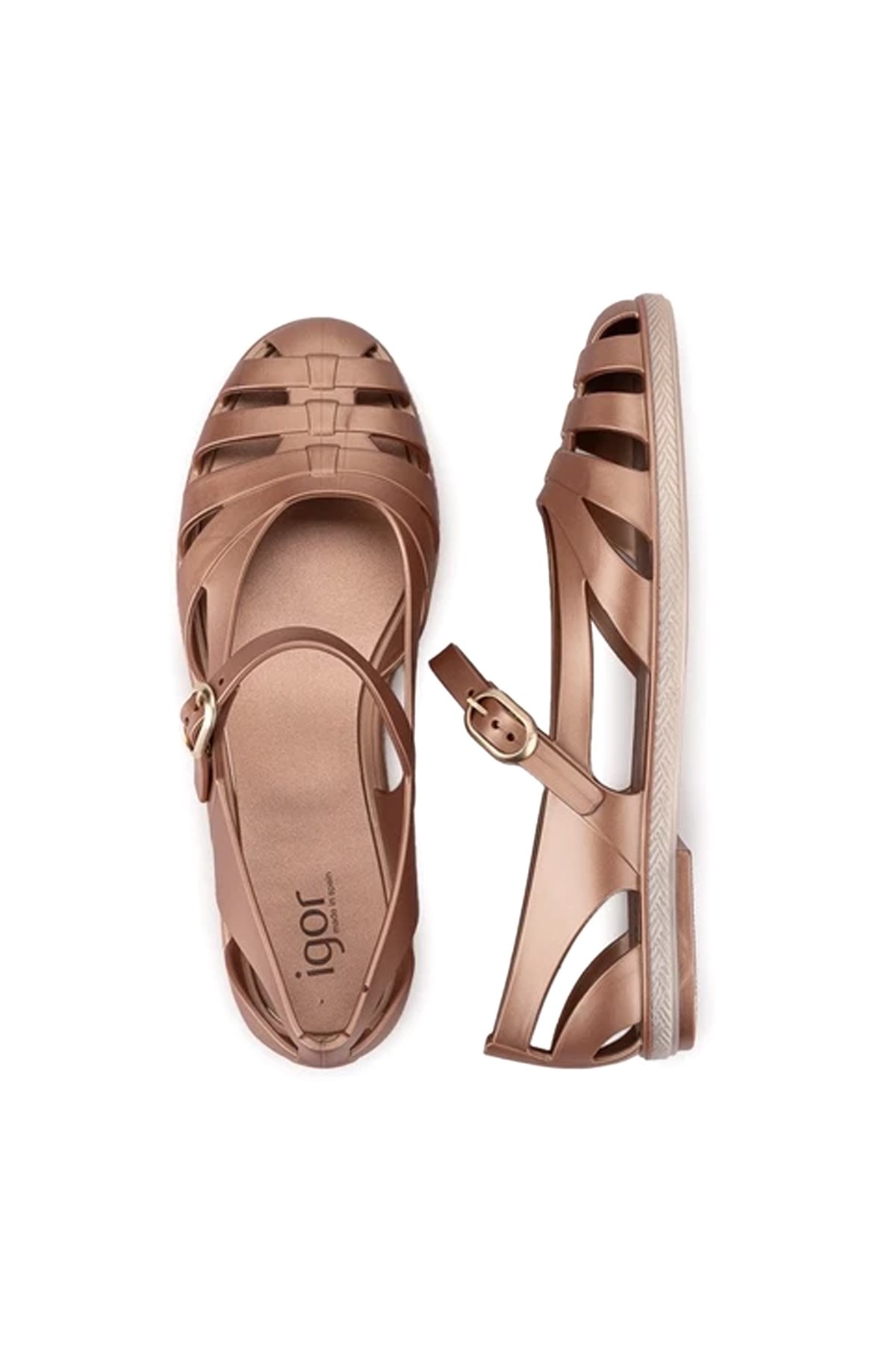 Igor Paris Metal Kadın Sandalet S10375-099 Bakır