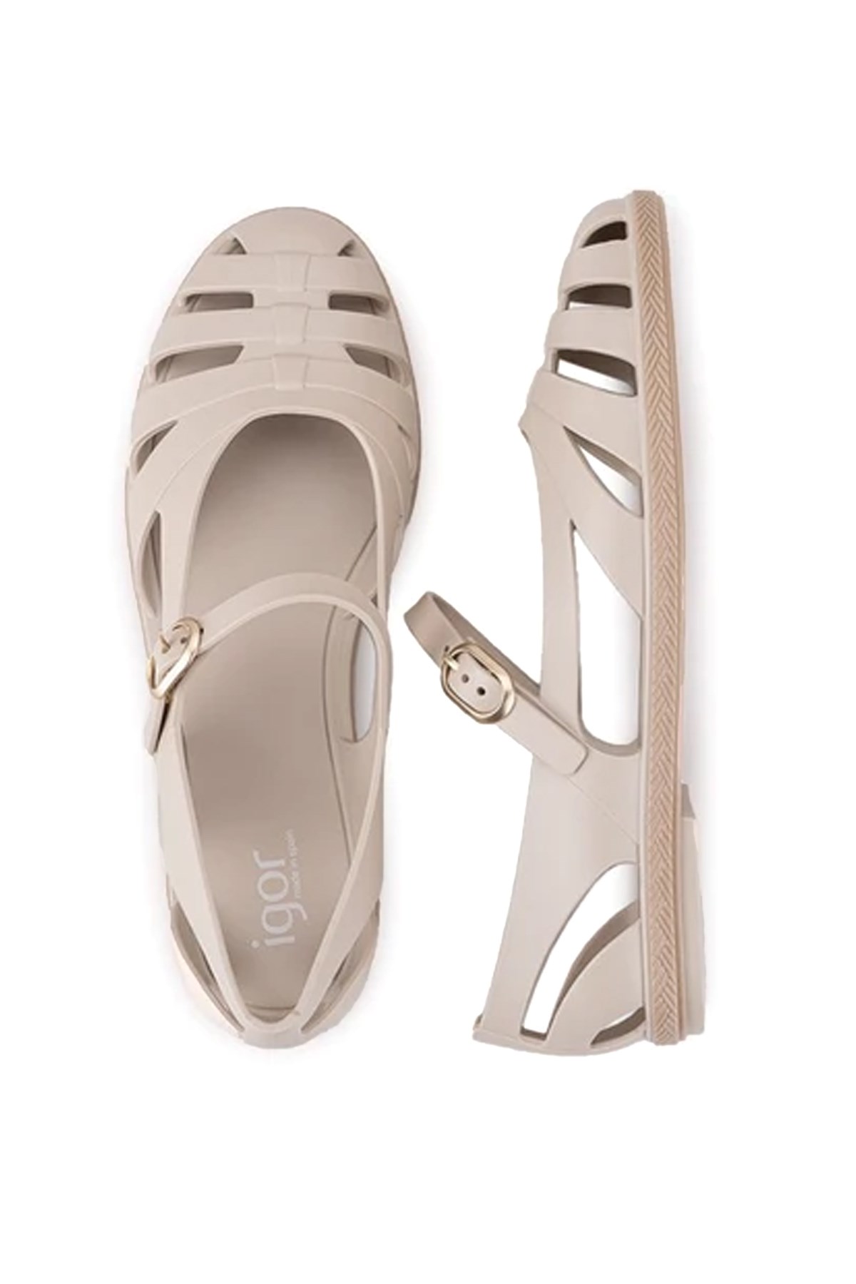 Igor Paris Kadın Sandalet S10377-100 Bej