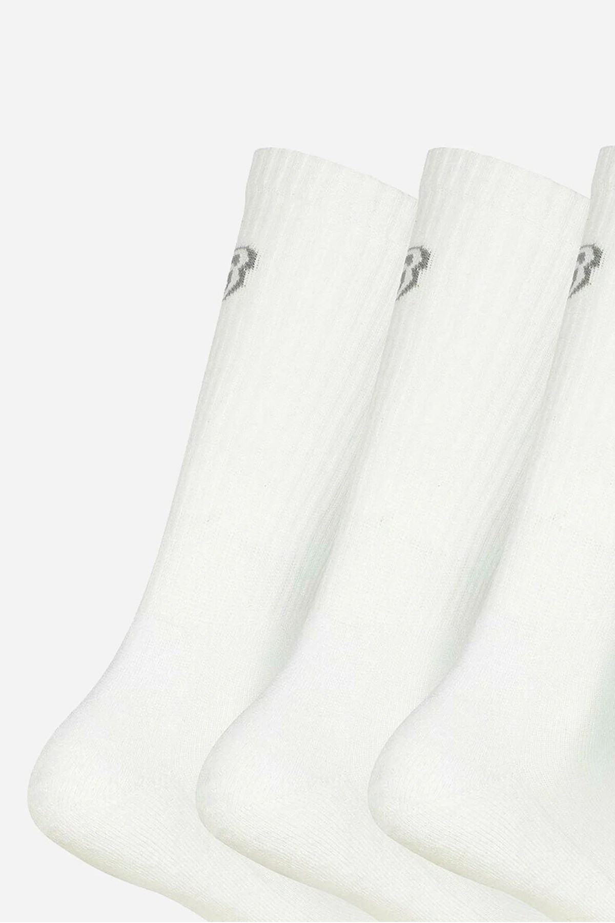 Skechers Crew Cut Unisex Çorap S192135-100 Beyaz