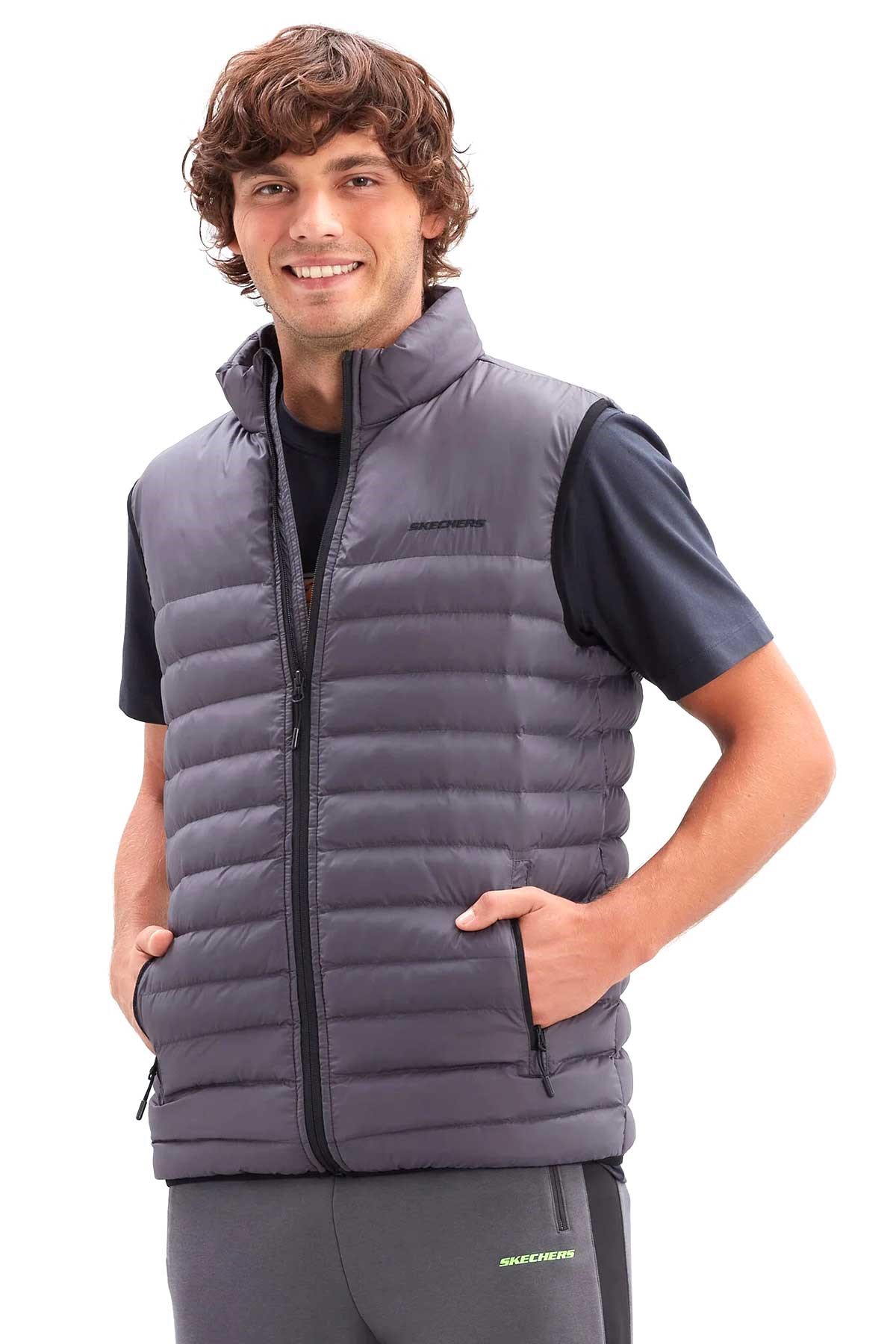 Skechers Essential Erkek Yelek S202174-040 Gri