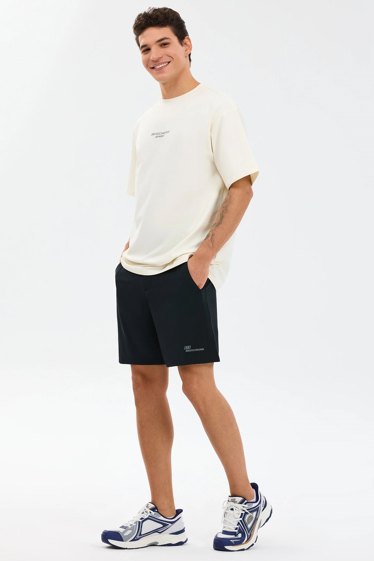 Skechers Micro Erkek Şort S211710-3817 Siyah